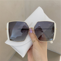 Sunglasses Girls Senior Ins Anti-UV light intense sunglasses Women 2022 New wave big face Slim Glasses