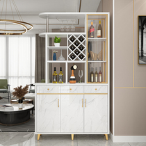 Light luxury wine cabinet entrance cabinet living room hall cabinet small apartment screen shoe cabinet one-piece wall shelf door partition
