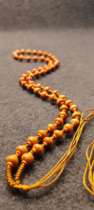  Olive core carved neck lanyard necklace 0 7 light beads Golden rice bowl 108