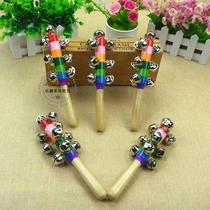 New special price Orff music teaching aids children percussion instrument rainbow rattle 10 Bell bells hand string Bell
