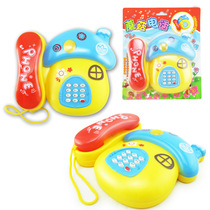  Childrens toy factory wholesale childrens cartoon puzzle mushroom telephone with light music Taobao hot-selling supply