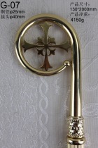  Catholic Christian Church liturgical supplies Bishop scepter Brass Scepter height 2000mm