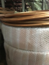 Red copper coil copper tube outer diameter 19mm22mm25mm wall thickness 1mm 1 2mm complete specifications per meter
