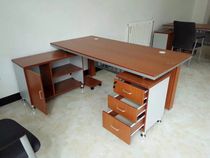 Tianjin office furniture big class boss table boss desk desk with two auxiliary stations special urban area