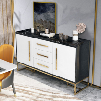 Simple modern light luxury household living room small apartment entrance cabinet Nordic Foyer storage wall integrated dining side cabinet