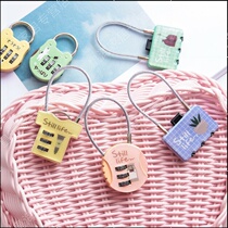 Travel student password lock drawer luggage mini cute small padlock small lock head special small cabinet lock dormitory