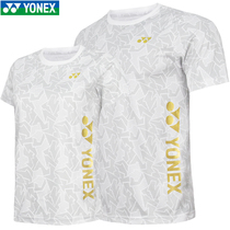 YONEX badminton uniform mens and womens short-sleeved quick-drying sportswear cultural shirt 115071BCR