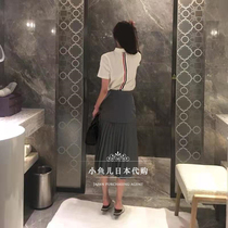 Thom Browne Japan 21 summer TB pleated skirt high waist slim long stitching skirt