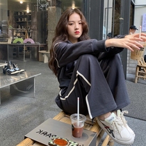 Tide Cards 2022 Spring Autumn New Sports Suit Women Small Sub-High Temperament Fan Casual Wear two sets