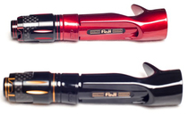 DIY bright red black FUJI wheel ECS16 luyamakou raft fishing tyrannon gun handle boat Yue workshop