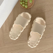 Thin strips of shit-stepping sense of non-slip and deodorant EVA slippers female summer ins girl ventricular household bath slippers