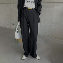 Ma Yuxing high waist wide leg pants women Summer thin 2021 New loose slim casual suit pants ins tide trousers