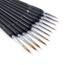 Furniture maintenance wood color color painting wood grain pure wolf hook pen black 000# palette