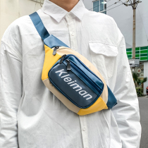 Mens chest bag fashion leisure fashion fashion brand ins sports Japanese womens couple shoulder shoulder shoulder bag backpack shoulder bag