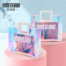 Yimeishan 2021 New Fashion Women bag laser bag waterproof large capacity Sports Fitness Swimming Women summer storage bag