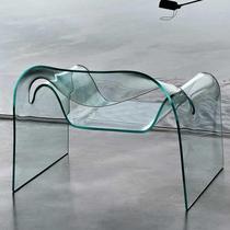 Nordic design art Ghost chair Villa model room simple single leisure chair acrylic crystal transparent chair