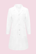 Baiyi brand high-quality female doctors clothing winter long sleeve white coat student Laboratory Laboratory Test beauty salon plastic surgery