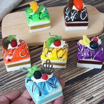 Simulation ribbon cake pastry Model Room restaurant decoration kindergarten teaching aids