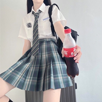 (Aoki Jie) JK uniform skirt genuine suit spring and summer original creative dress Japanese female student pleated skirt