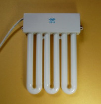  3U flat row tube Three primary color energy-saving lamp tube Ceiling lamp tube comes with ballast 3u row tube 36W