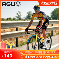 Licensed AGU JUMBO-VISMA treasure team short sleeve riding suit strap riding pants competition suit