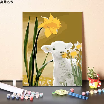 羊数字油画-羊数字油画促销价格、羊数字油画品牌- 淘宝