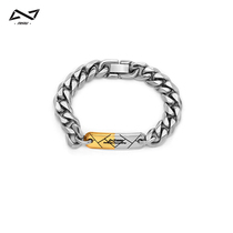  (Recommended by Weia)omto couple Cuban bracelet female girlfriends niche simple ins jewelry boys gift
