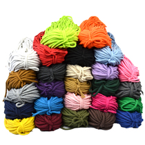 5mm eight-strand colored cotton rope diy hand-woven tapestry cotton rope bundle drawstring binding coarse cotton rope