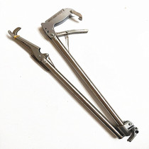 Shenyan Thickened Stainless Steel Yellow Eel Fish Clip Catch-up Marine Tool Controlled Fisher Folding Endless automatic lock 1 2 m