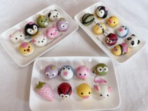 Old city calcium milk soup Yuanyuan Yuanxiao handmade cartoon color cute animal shape boiled Douyin New Year gift
