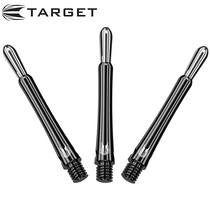 British TARGET GRIP STYLE AL SHAFT Black Aluminum Bar Professional Aluminum Dart Rod