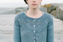 Sibella cardigan simple spring and Autumn thin cardigan A No Chinese woven illustration text description drawings