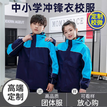 Childrens jackets custom printed logo between boys and girls three-in-one piece primary and secondary school uniforms class uniform qiu dong kuan