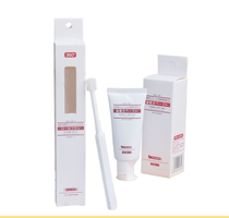 Japan KOJIMA Puppy toothbrush toothpaste suit edible with toothbrushing deity dedicated to calculus Teddy