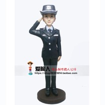 Police officer colleagues gift to send school classmates police promotion retirement commemorative soldiers birthday gifts for comrades