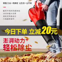 Blower leaf blowing hair dryer Portable high-power site cleaning electric industrial dust removal 220v strong