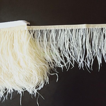 DIY upscale clothing accessories feather 10-15 cm Color ostrich wool cloth side a one meter multi-coloured spot
