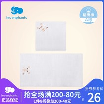  Li baby room baby supplies Baby small towels Newborn four seasons pure cotton square towels Face towels combination 2 packs
