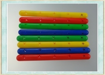 Bicolor fitness Talking Gymnastics Stick Toddler Early Childhood Childrens Shuang Smiley Face Gymnastic Baton baton toy