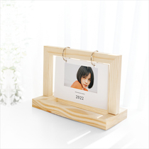 Eli swing wooden 2022 calendar custom photo making diy personality calendar custom calendar custom