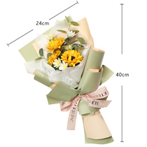 diy handmade gift bouquet simulation bouquet flower arrangement decoration handmade creative diy non-woven material bag