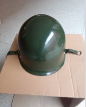 Fire helmet Old-fashioned helmet Old army green helmet