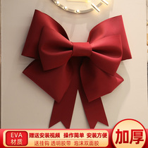 Wedding ins Net Red big bow small red book non-woven bow material bag wedding decoration wedding arrangement