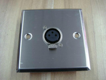 New single Canon female wall plug panel K3P panel Canon female plug panel KTV microphone panel
