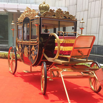 Royal carriage wedding European Princess props horse horse car film and television Real Estate opening sightseeing outdoor iron carriage New
