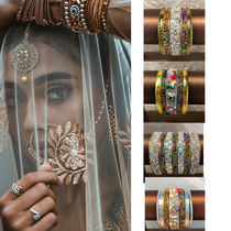 Original design exotic belly dance bracelet Indian dance bracelet female retro National style bracelet practice clothing accessories