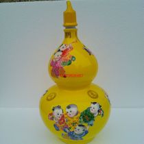 Jingdezhen auspicious Ruyi ceramic wine bottle gourd 10kg wine jar jar wine jar treasure wholesale child gourd