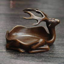 Qingyun PEN Club deer town bronze paper re-engraved Haiyunhou town square paper town brush licking dual ink pool