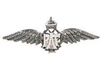 Spot Uk Royal Air Force Pure Silver Silver Wing Brooch Museum Official Memorial Gift Gift Box