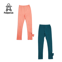 Pawpaw Liu original design girl hit bottom pants spring autumn slim 2021 new pint cute little tail two color pants